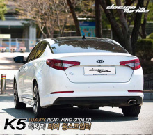 Тюнинг Киа Оптима - задний спойлер и окантовка дверей