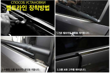 Тюнинг Киа Оптима - задний спойлер и окантовка дверей