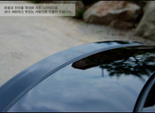 Лип-спойлер Solaris хетчбек - готовый вариант. Черный.