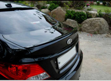 Лип-спойлер Solaris хетчбек - готовый вариант. Черный.