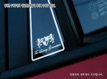 Молдинг задних стоек Luxury Generation - Стайлинг Киа Соул. Комплект.