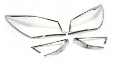 Стайлинг Хендай Соната YF -молдинги задней оптики хромированные - от производителя Auto Clover.