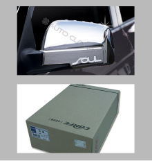 Стайлинг Киа Соул - хромированные накладки на боковые зеркала заднего вида - от компании Auto Clover.