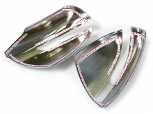 Стайлинг Киа Спортейдж 3 - хромированные накладки на боковые зеркала заднего вида - от компании Auto Clover.
