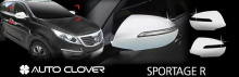 Стайлинг Киа Спортейдж 3 - хромированные накладки на боковые зеркала заднего вида - от компании Auto Clover.