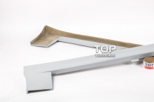 Накладки Зефиро Ронда на пороги Хендай Тибурон Купе  Под окраску / Стеклопластик / Требует подгонки