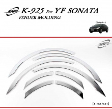 Стайлинг Хендэ Соната 6 - хромированные накладки на колесные арки - от компании Kyung Dong.