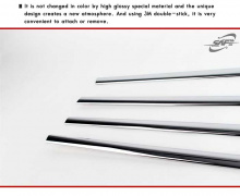 Стайлинг Киа Рио 3 седан - накладки хромированные на боковые окна - от компании Kyung Dong.