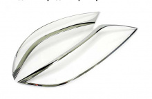 Стайлинг Киа Соренто - накладки на переднюю оптику - от компании Auto Clover.