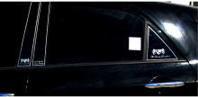 Стайлинг Киа Пиканто 2 - накладки на центральные и задние стойки - от компании ArtX.
