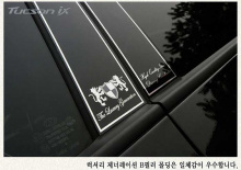 Стайлинг Hyundai ix35 - накладки на центральные стойки - от ателье ArtX.