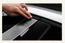 Стайлинг Хендай Велостер - накладки на центральные стойки - от ателье ArtX.