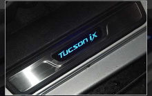 Тюнинг салона Hyundai ix35 - накладки в салон со светодиодной подсветкой - от копании Nible Style.