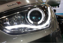 Тюнинг оптика для Хендай ix35 - передние светодиодные фары.