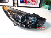 Audi Style Версия с CCFL кольцами и дневными ходовыми огнями