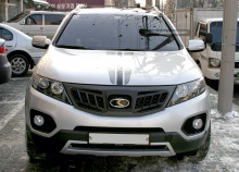 Решетка радиатора Терминатор - тюнинг Киа Соренто 2