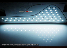 Тюнинг оптики Киа Спортейдж 3 - светодиодные модули в противотуманные фары - от компании ExLed.