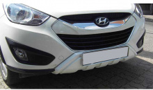 Защитная накладка переднего бампера - Тюнинг Хендэ Ай Икс 35.