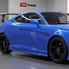 30 Накладки Warrior New на пороги Hyundai Tiburon Coupe GK