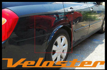 Тюнинг Хендай Велостер - накладки на задние крылья со светодиодной подсветкой - от ателье ArtX.