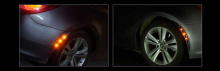 Тюнинг Хендай Велостер - накладки на задние крылья со светодиодной подсветкой - от ателье ArtX.