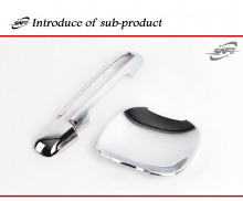 Стайлинг Хендай Соната 5 - накладки в выемки дверных ручек.