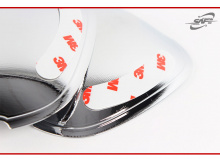 Стайлинг Хендай Соната 5 - накладки в выемки дверных ручек.