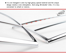 Стайлинг Хендай Соната 5 - хромированные накладки на заднюю оптику - от производителя Kyung Dong.