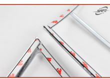 Стайлинг Хендай Соната 5 - хромированные накладки на заднюю оптику - от производителя Kyung Dong.