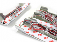 Стайлинг Хендай Соната - накладки на дверные ручки со светодиодной подсветкой - комплект 4 штуки - от производителя Kyung Dong.