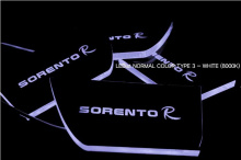 Тюнинг салона Киа Соренто - светодиодные вставки под дверные ручки - комплект 4 штуки - от компании Ledist.