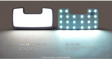 Тюнинг салона Хендай Велостер - светодиодные модули для подсветки салона - штурманский свет и центральный плафон - от компании Cacao.