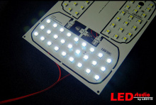 Тюнинг салона Киа Соул - светодиодные модули подсветки салона (штурманский свет, центральный плафон) - от производителя ExLed.