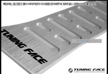 Тюнинг салона Киа Соренто - алюминиевые накладки на педали