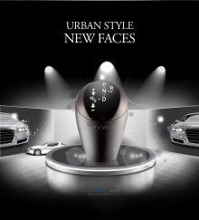 Новая рукоятка КПП (переключения передач) с подсветкой, тюнинг салона Hyundai 5G Grandeur HG, от производителя New Faces.