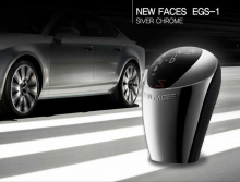 Новая рукоятка КПП (переключения передач) с подсветкой, тюнинг салона Kia Sportage 3 (R), от производителя New Faces.