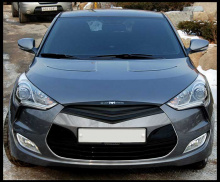 Тюнинг Хендай Велостер - карбоновая решетка радиатора