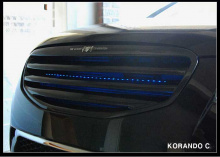 Тюнинг Киа Серато - тюнинг-решетка радиатора со светодиодной подсветкой - от ателье ArtX.
