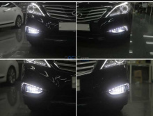 Тюнинг - дневные ходовые огни на Hyundai Granduer HG