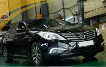 Тюнинг - дневные ходовые огни на Hyundai Granduer HG