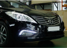 Тюнинг - дневные ходовые огни на Hyundai Granduer HG