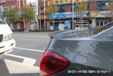 Тюнинг Шевроле Круз - лип-спойлер на багажник.