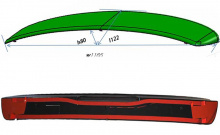 Тюнинг Кип Рио - спойлер на заднее стекло с повторителем стоп-сигнала