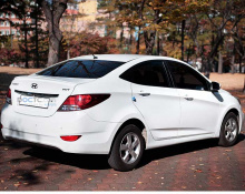 Тюнинг спойлер на Hyundai Elantra MD от SM Korea