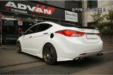 Тюнинг Хендай Элантра - спойлер на багажник.