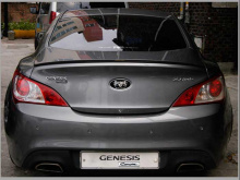 Тюнинг Hyundai Genesis Coupe - лип спойлер на крышку багажника