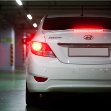 Спойлер с подсветкой для Хендай Солярис Седан