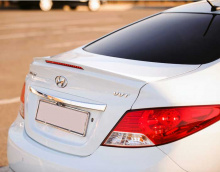 Спойлер с подсветкой для Хендай Солярис Седан