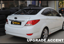 Тюнинг Хендай Соларис - спойлер на багажник