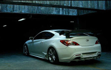Диффузор заднего бампера Hyundai Genesis Coupe